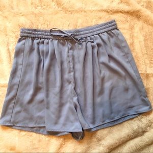 J. Crew Flowy Blue Shorts